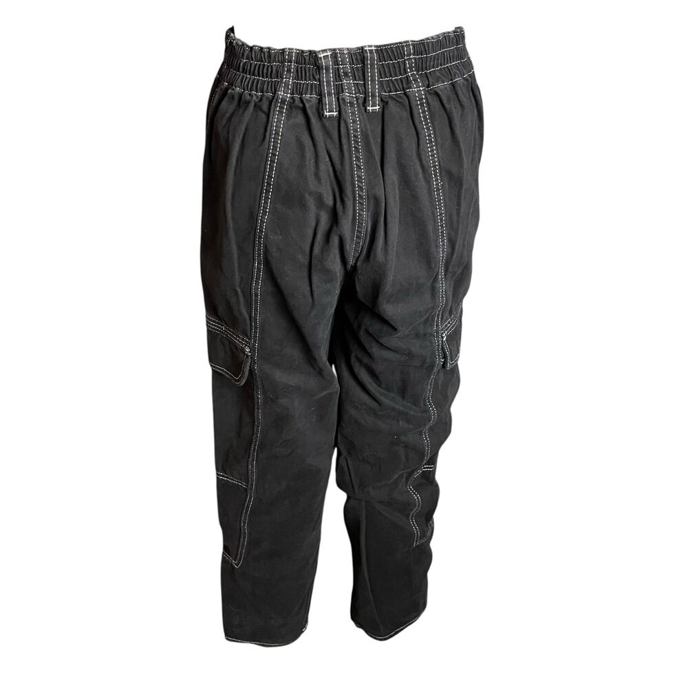 BDG Urban Outfitters Unisex Relaxed Skate Jeans Size 27 Black Contrast Stitch - Picture 6 of 8